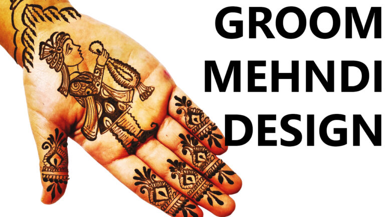 Elegant Mehndi Design for Groom: Groom Mehndi Designs for Hands – How to Make Dulha Wali Mehandi