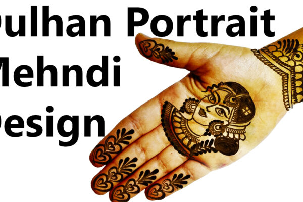 Bride Portrait: Bridal Mehndi with Bride Photo – How to Make Bridal Mehndi with Bride Face Using Cones Bride Portrait: Bridal Mehndi with Bride Photo – How to Make Bridal Mehndi with Bride Face Using Cones