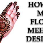 Flower Mehndi Design: How to Make Floral Mehendi Design | Learn Mehndi Skills
